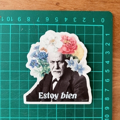 Sticker Freud todo bien en internet