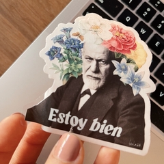 Sticker Freud todo bien - luliga