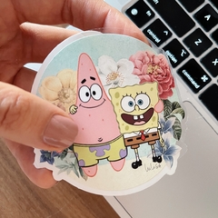 Sticker Bob y Patricio en internet