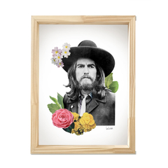 Cuadro George Harrison y un gorro - tienda online
