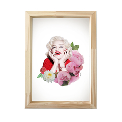 Cuadro Madonna Rojo en internet