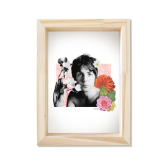 Cuadro Paul McCartney con flor