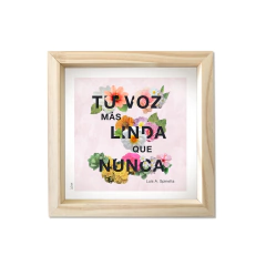 Cuadro Tu voz más linda - comprar online