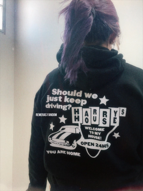 Buzo Negro Harry Keep Driving