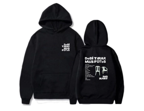 Buzo Negro Bad Bunny DtMF - comprar online
