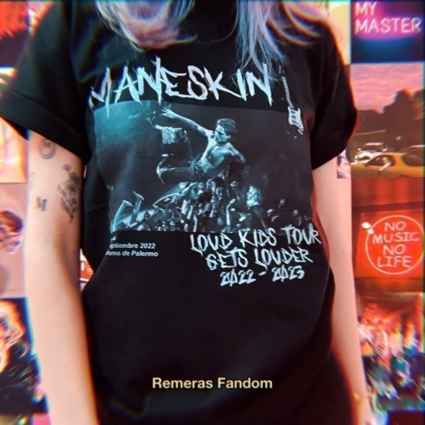 Remera DTG Maneskin