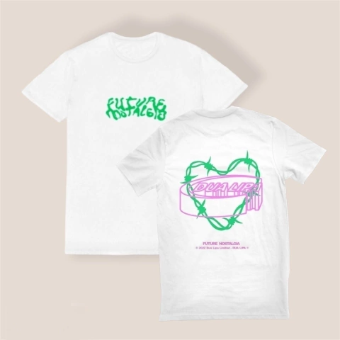 Remera Dua Lipa BARBWIRE HEART