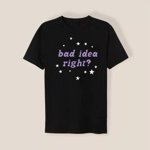 Remera Olivia Rodrigo Bad Idea Right?