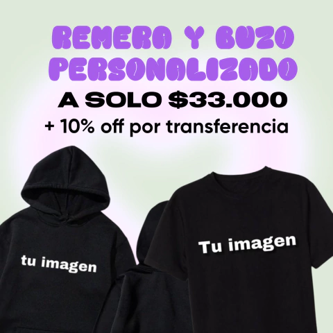 BUZO + REMERA PERSONALIZADO - comprar online