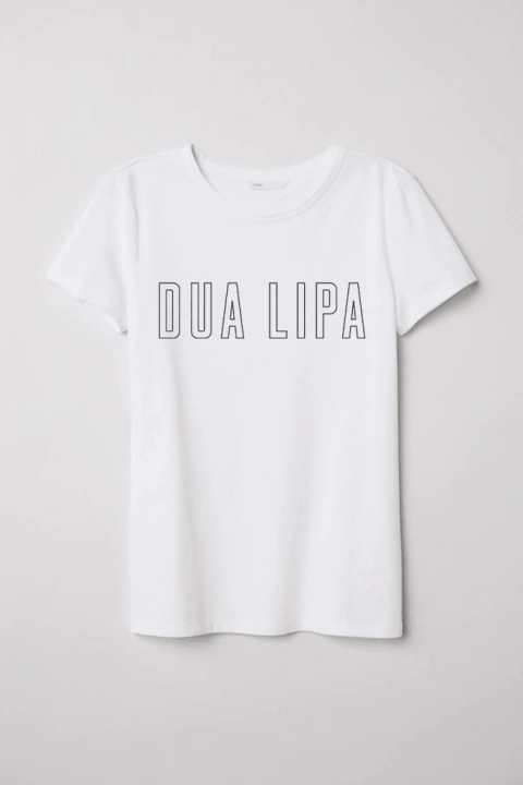 Remera Dua Lipa Logo - comprar online