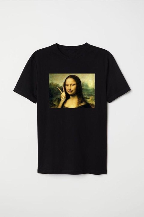 Remera Mona Lisa Peace Sign