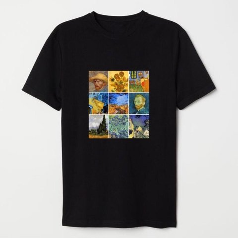 Remera Cuadros Van Gogh