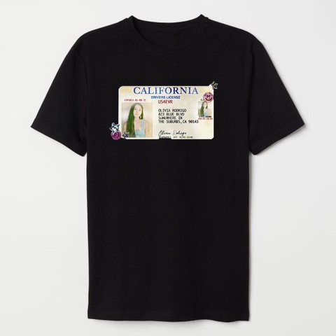 Remera Olivia Rodrigo drivers license