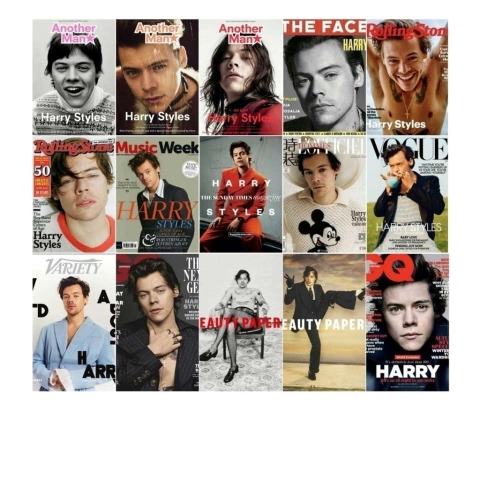 Mini Posters Harry Styles Magazine Covers