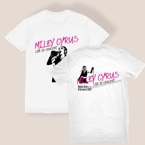 Remera Miley Cyrus Concert