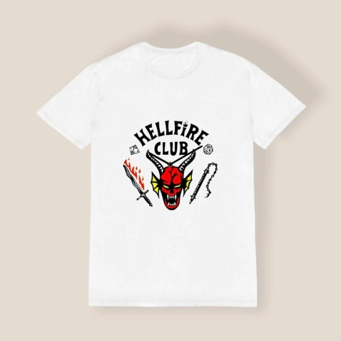 Remera Stranger Things Hellfire Club