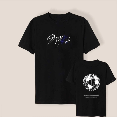 Remera Stray Kids All Around the World