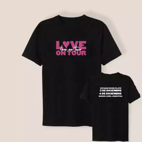 Remera Harry Styles Argentina Love On Tour