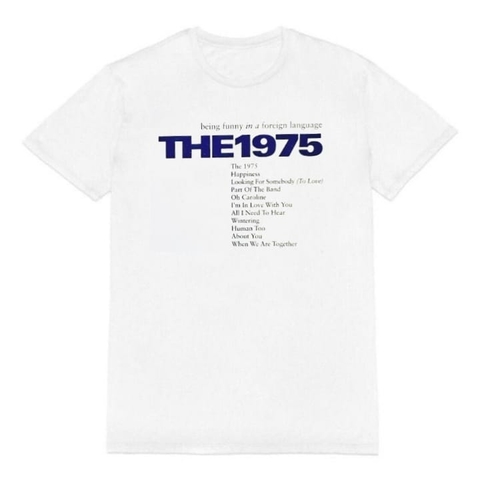Remera The 1975 Tracklist