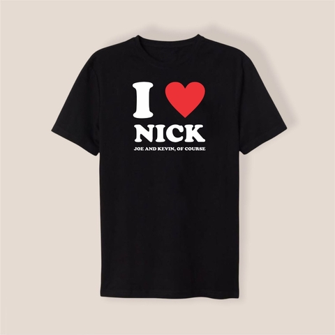 Remera I love Jonas Brothers