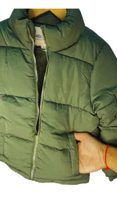 CAMPERA CON ABRIGO OVER VERDE UNISEX - URBANITO