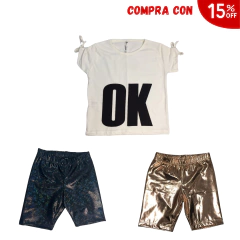COMBO REMERA OK + BIKERS