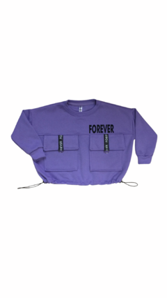 BUZO CARGO FOREVER VIOLETA FRISA
