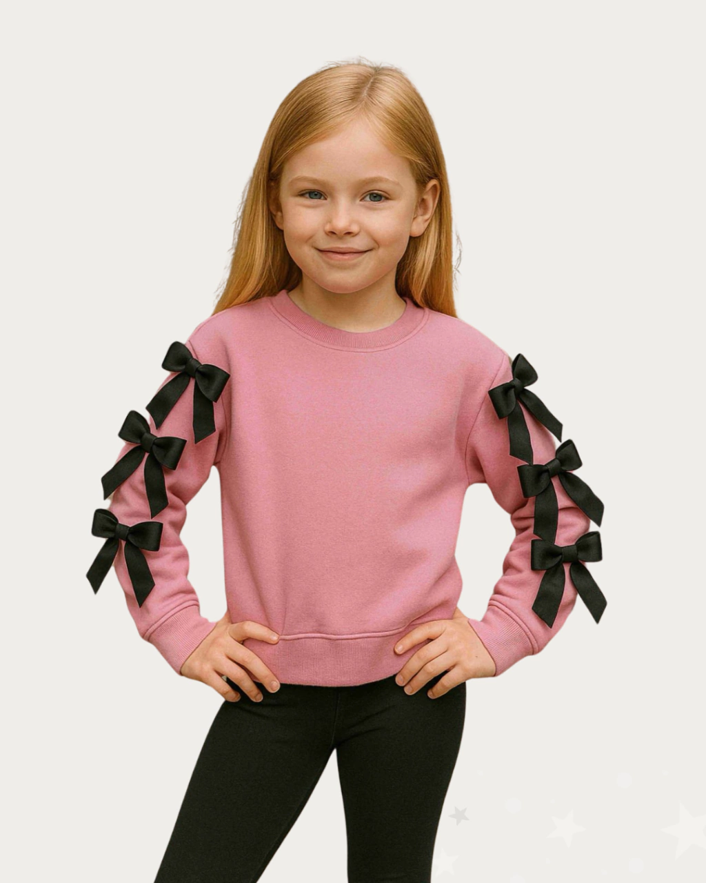 33905 Buzo Rosa Con Moños