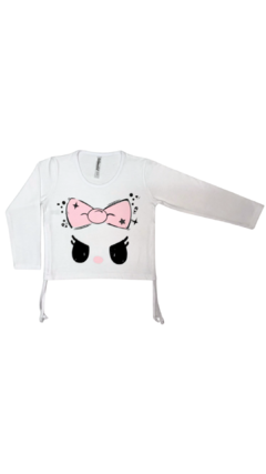 33419 Remera Moño Kumi Blanco - comprar online