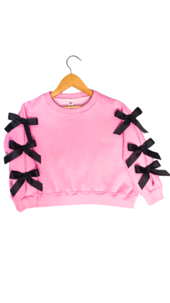33905 Buzo Rosa Con Moños - tienda online