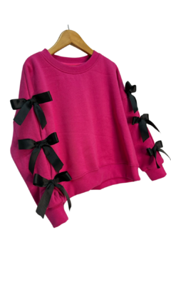 33904 Buzo Fucsia Con Moños - comprar online