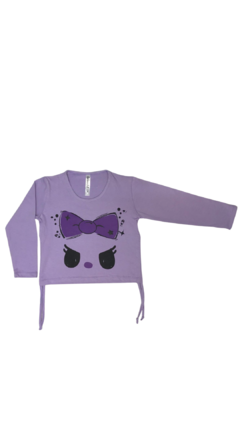 33425 Remera Moño Kumi Lila - comprar online