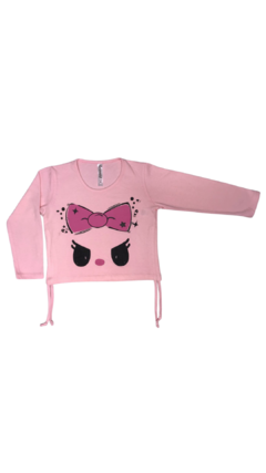 33420 Remera Moño Kumi Rosa - comprar online