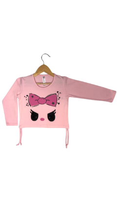 33420 Remera Moño Kumi Rosa