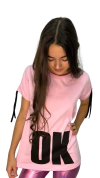Remera OK Rosa - comprar online