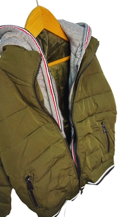 CAMPERA DOBLE DESMONTABLE VERDE SECO - URBANITO