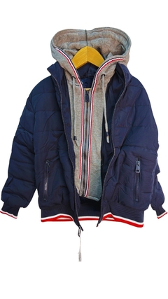 CAMPERA DOBLE DESMONTABLE AZUL