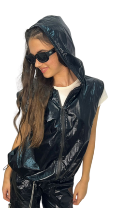 Conjunto Rompeviento Metalizado Negro en internet