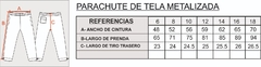 Imagen de Parachute Metalizado Engomado Dorado (TABLA DE TALLE ULT FOTO)