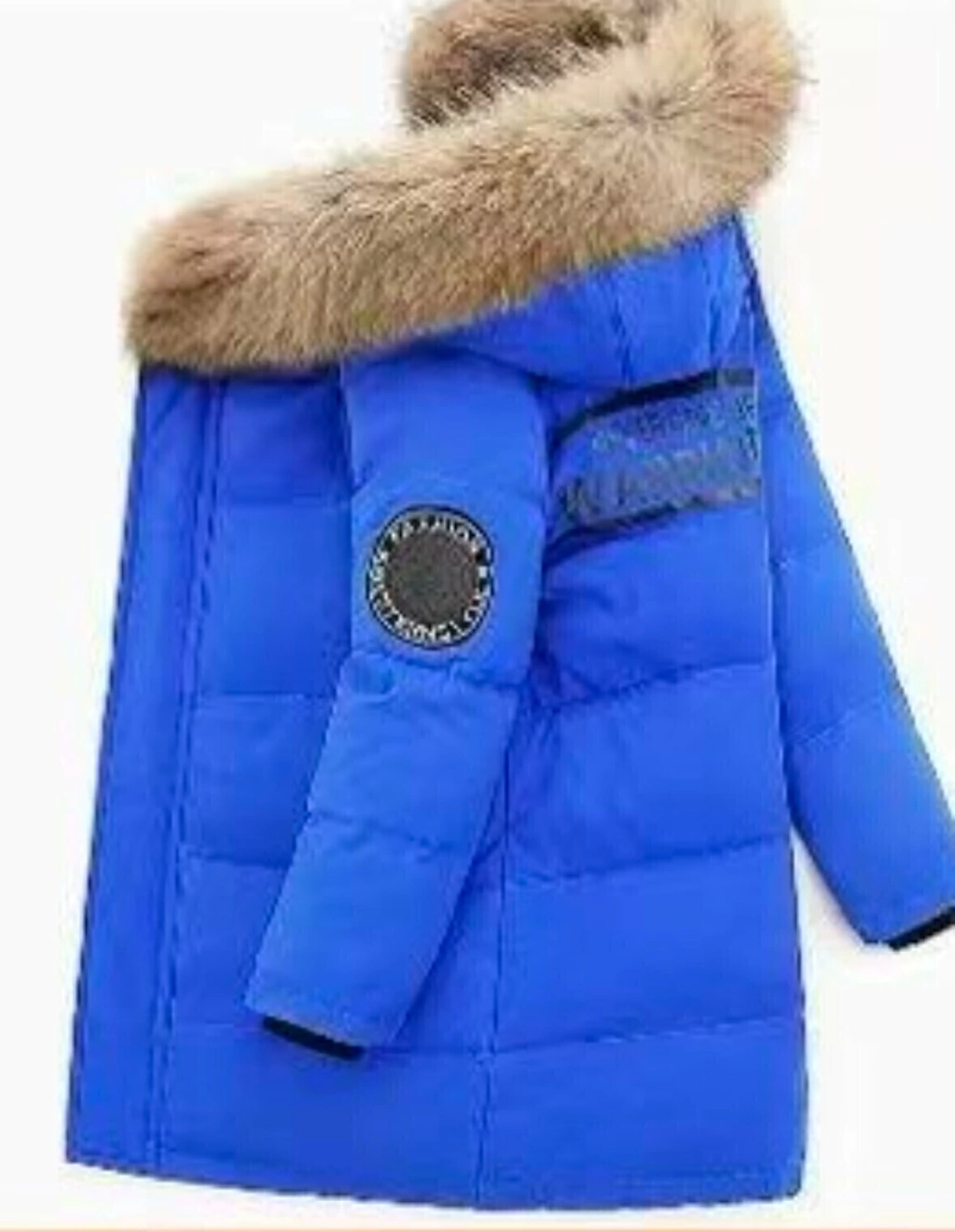 Camperon Unisex Azul C/Capucha Desmontable