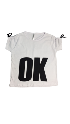 Remera OK Blanco - comprar online