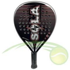 Paleta Sola - Spark negro/rojo - PadelCompras