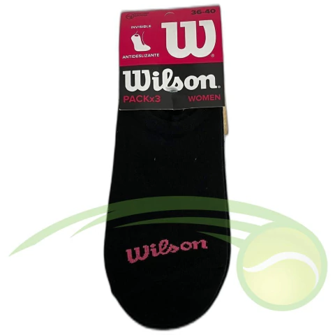 Wilson - Medias Invisibles Women negro/gris x3 - comprar online