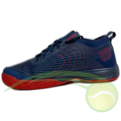 Zapatillas Wilson - Pro Open 3.0 azul y rojo - PadelCompras