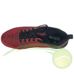 Zapatillas Wilson - Pro Open 3.0 rojo y negro - PadelCompras