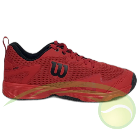 Zapatillas Wilson - K Padel 3.0 rojo y negro