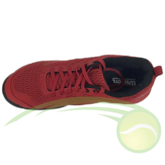 Zapatillas Wilson - K Padel 3.0 rojo y negro - PadelCompras