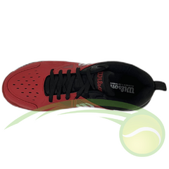 Zapatillas Wilson - Slice 3.0 negro y rojo - PadelCompras