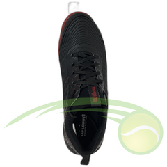 Zapatillas Wilson - Pro Open 3.0 negro y rojo - PadelCompras