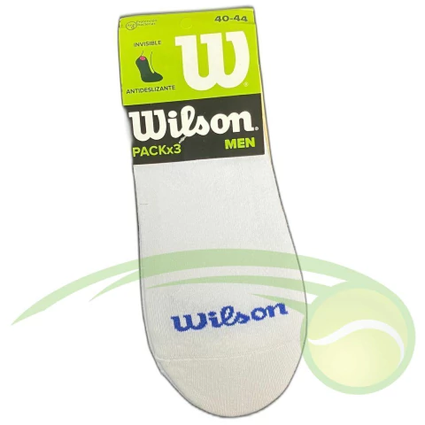 Wilson - Medias Invisibles Men blanco x3 - comprar online